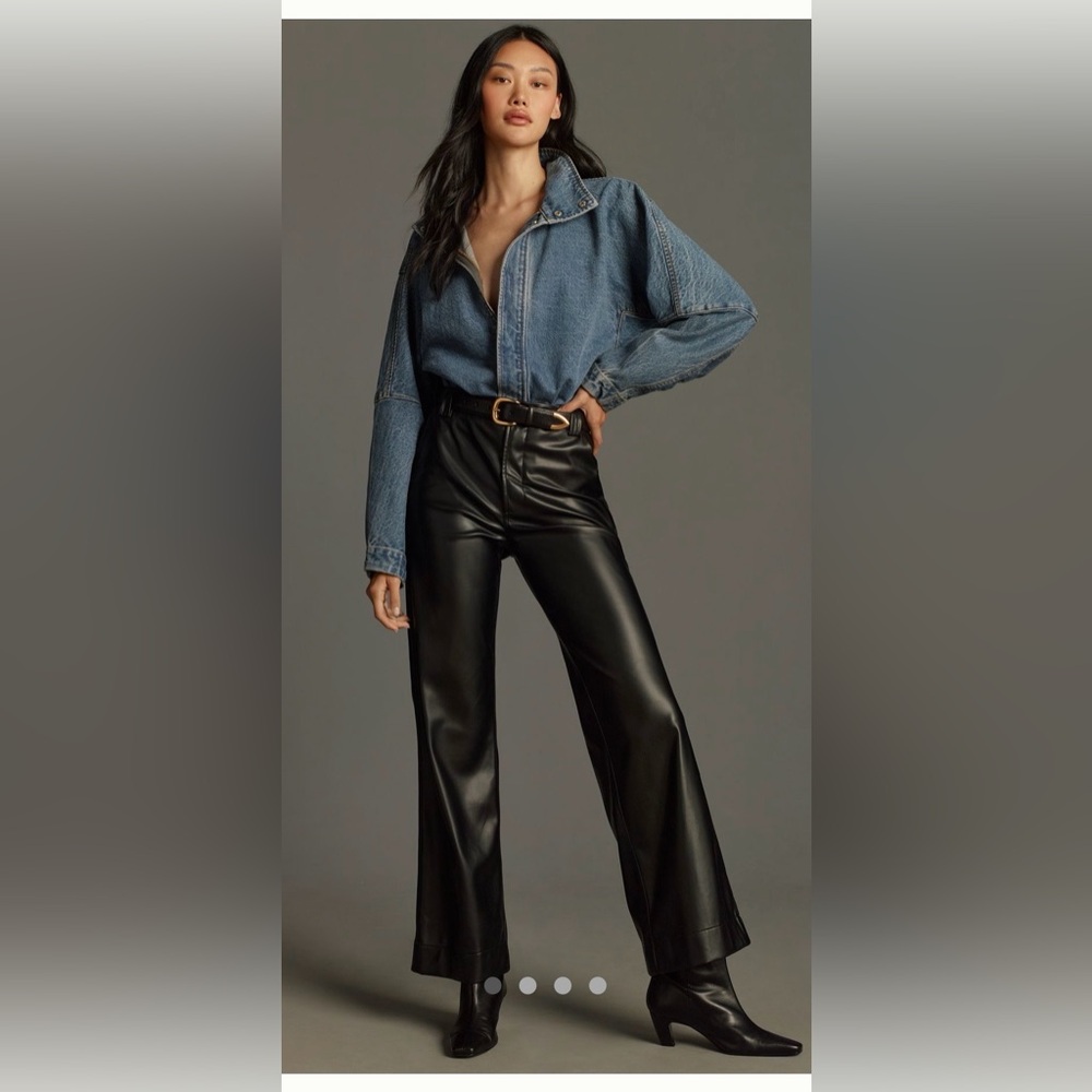 Joe’s Jeans Mia Black Vegan Leather Pants